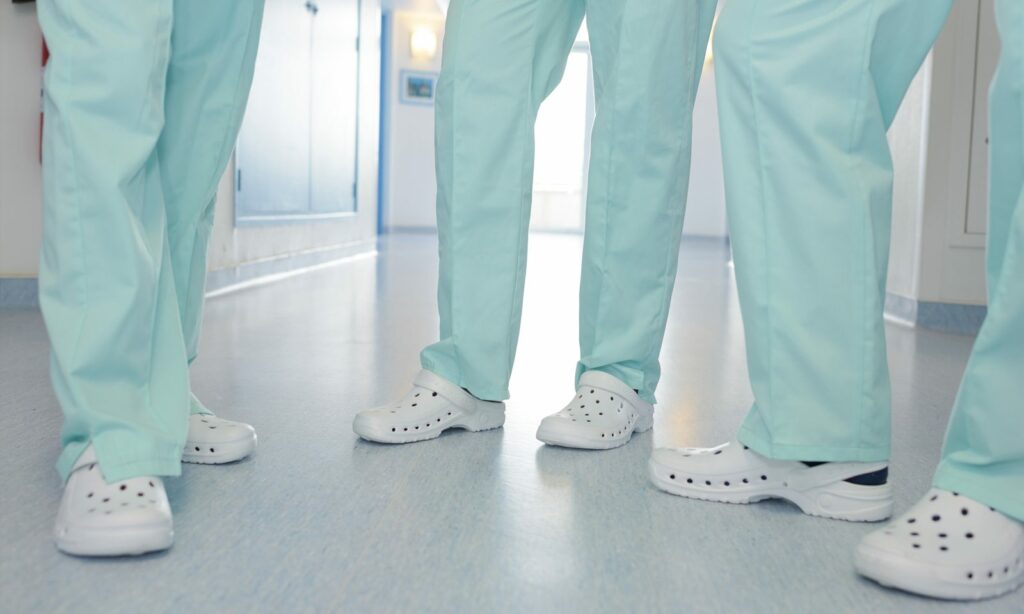 Finding the best shoes for nurses. 